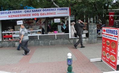 Mahfel'deli kermeslerin pazarlama çalışmaları kaldırımlara taşıyor...